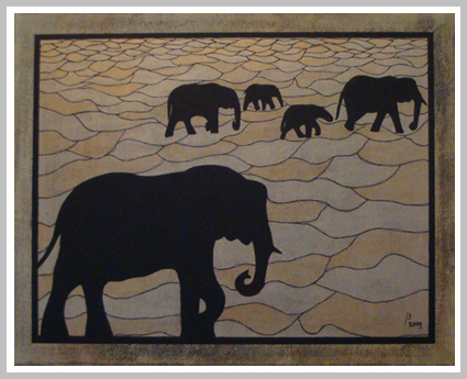 optocht, by Bianca Blanker, 2009